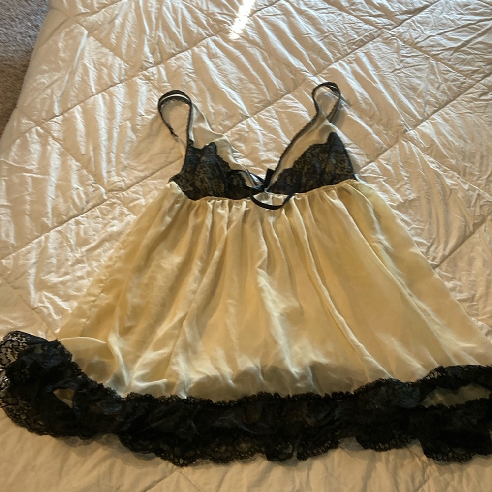 Victoria’s Secret lingerie. Cream and black. New without tags.